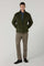 Green Garment Dyed Cashmere Biker