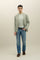 Green Blended Soft Cotton Dover Jacket