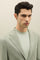 Green Blended Soft Cotton Dover Jacket
