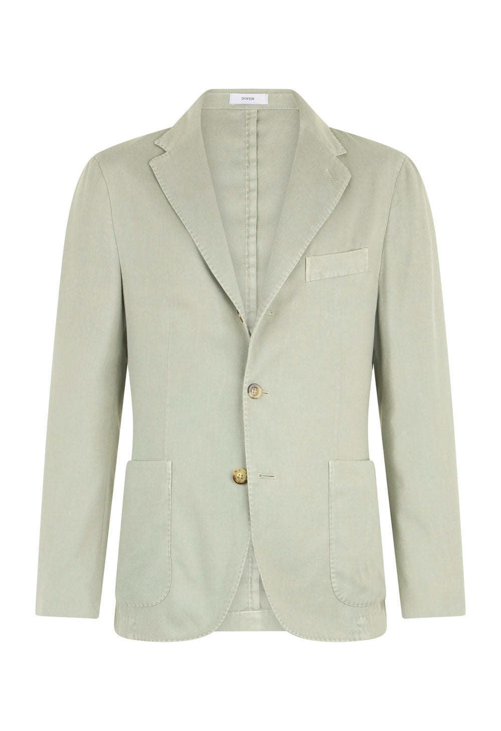 Green Blended Soft Cotton Dover Jacket