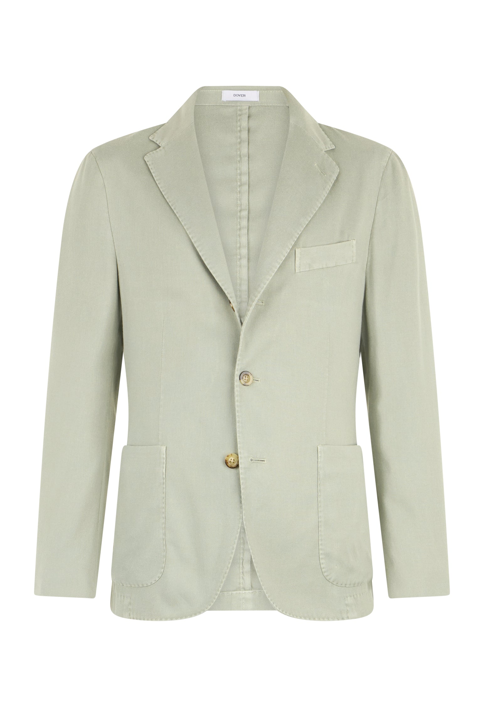Green Blended Soft Cotton Dover Jacket
