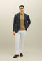 Green Blended Soft Cotton Dover Jacket