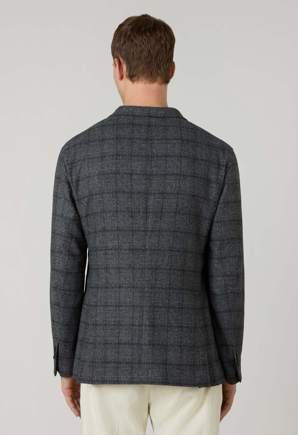 Grey Prince of Wales blend Dover Jacket