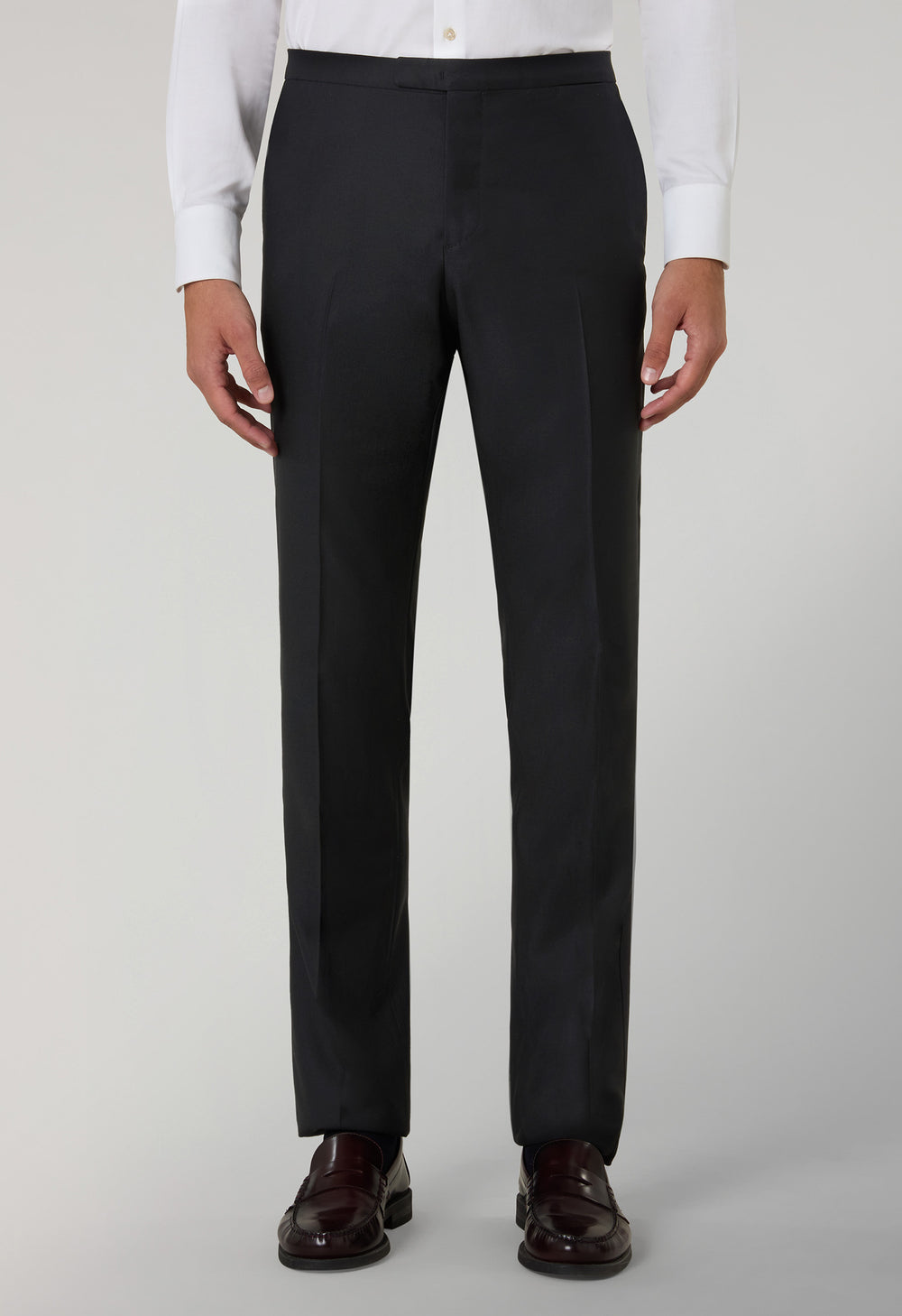 Tuxedo Milano in lana satin nero