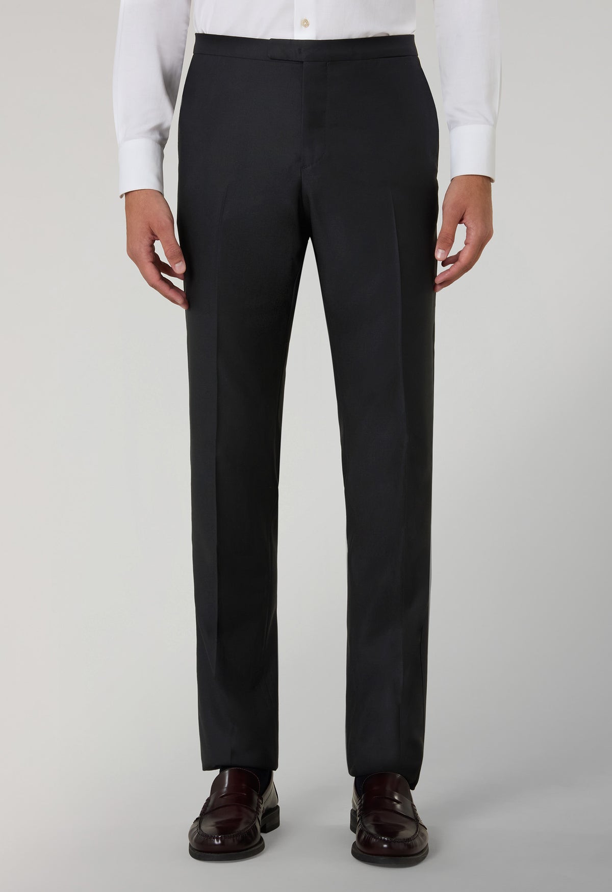 Tuxedo Milano in lana satin nero