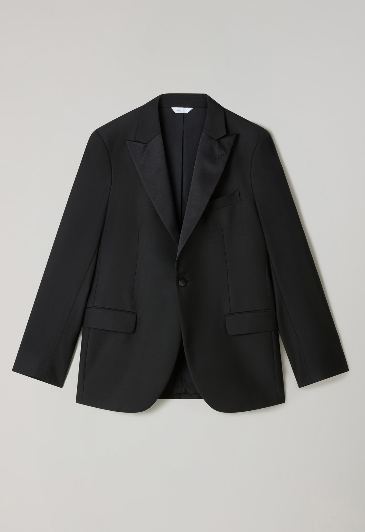 Tuxedo Milano in lana satin nero