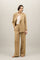 Beige Linen Tencel satin Maia Blazer