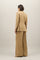 Beige Linen Tencel satin Maia Blazer
