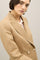 Beige Linen Tencel satin Maia Blazer