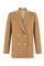 Beige Linen Tencel satin Maia Blazer