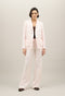 Blazer Brera in linto tinto in capo rosa