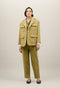 Green Double Cotton drill Sahara Overjacket